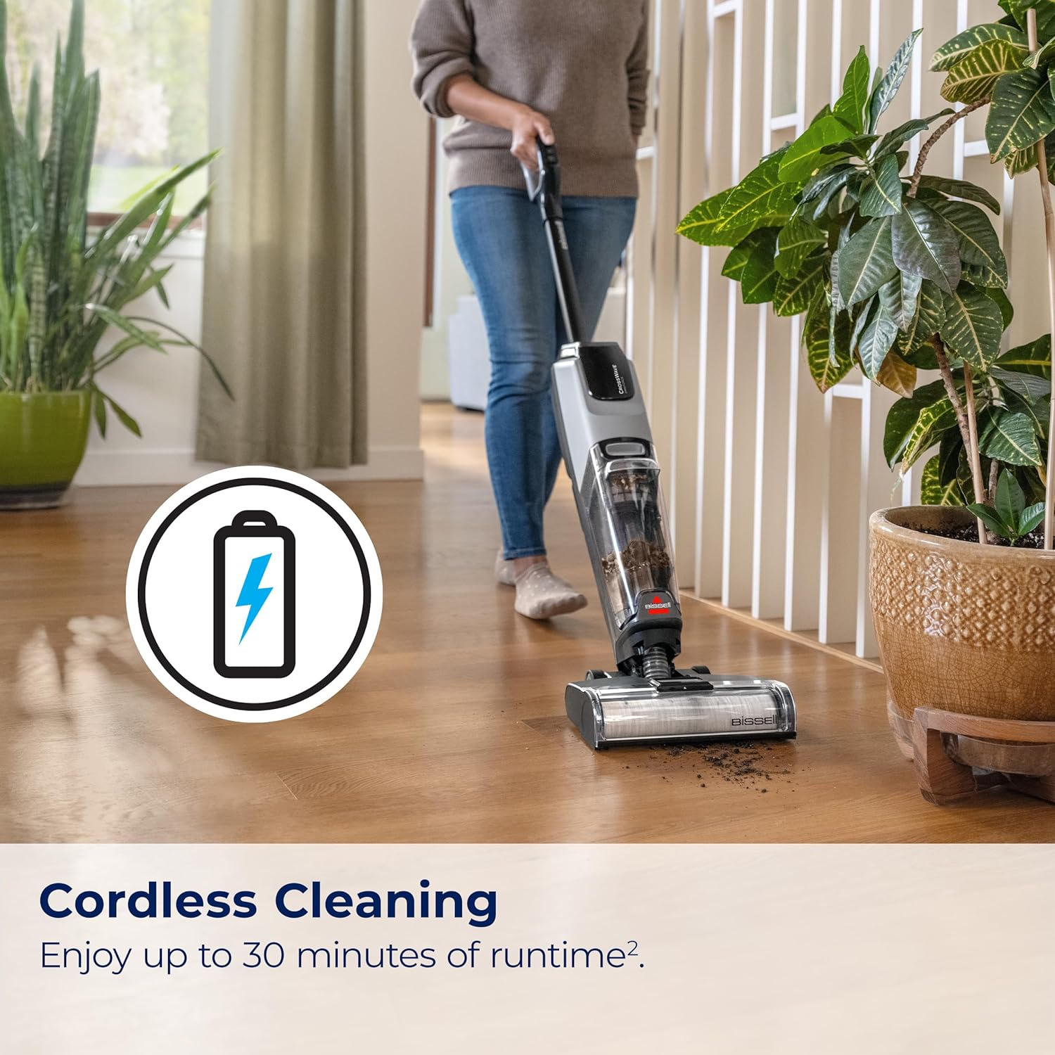 BISSELL® CrossWave® OmniForce™ Cordless Wet-Dry Vacuum Cleaner with Dual Cleaning Modes - Model 3882