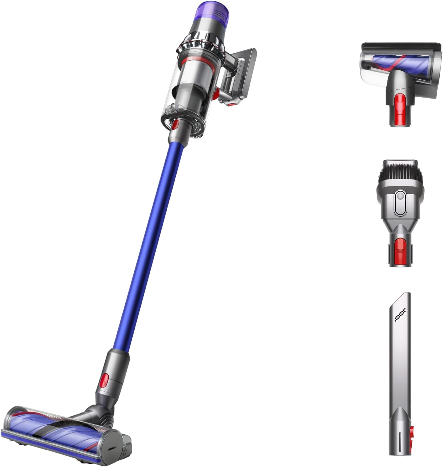 Dyson V11 Cordless Stick Vaccum, Large, Nickel/Blue