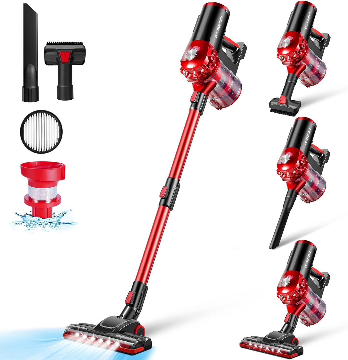 A200 Cordless Vacuum Cleaner - Rechargeable and Powerful with Multi-Cyclone Bagless System