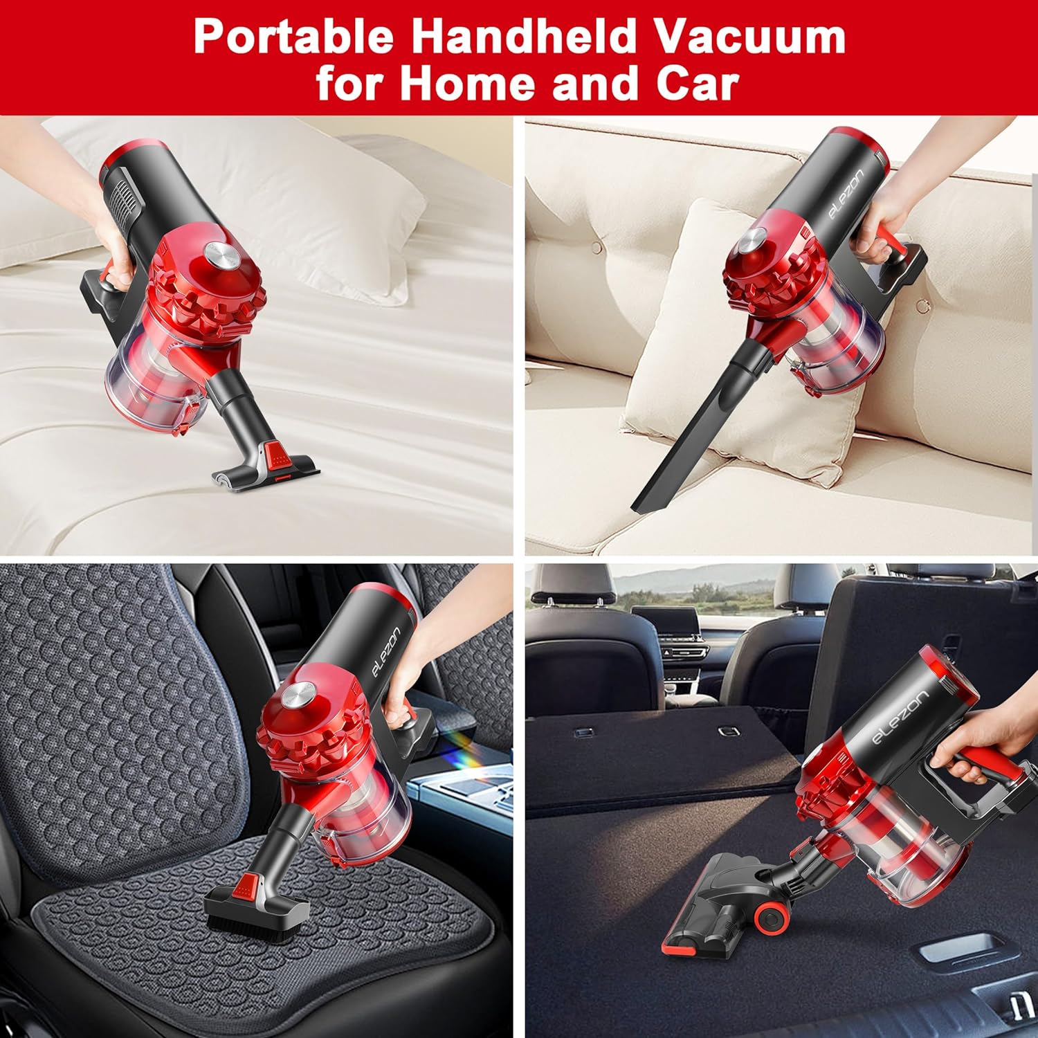 A200 Cordless Vacuum Cleaner - Rechargeable and Powerful with Multi-Cyclone Bagless System