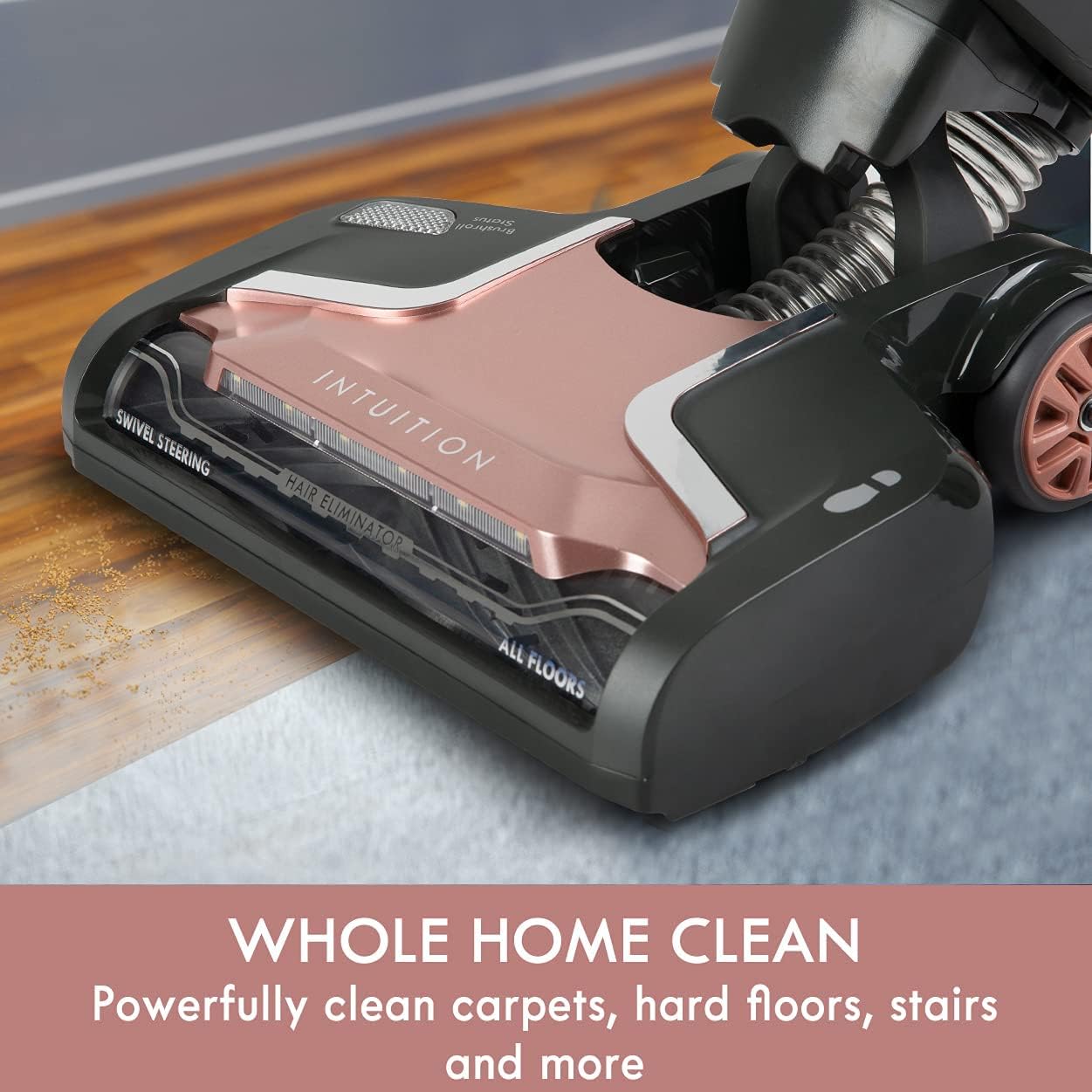 Kenmore Intuition BU4050 Bagged Upright Vacuum with Hair Eliminator Brushroll and Pet HandiMate Tool, Rose Gold