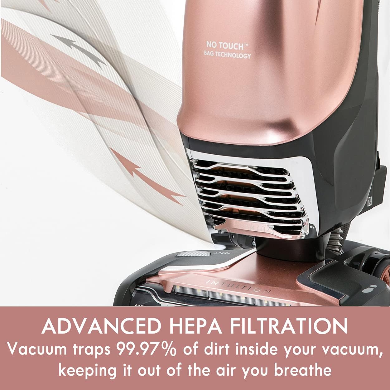 Kenmore Intuition BU4050 Bagged Upright Vacuum with Hair Eliminator Brushroll and Pet HandiMate Tool, Rose Gold