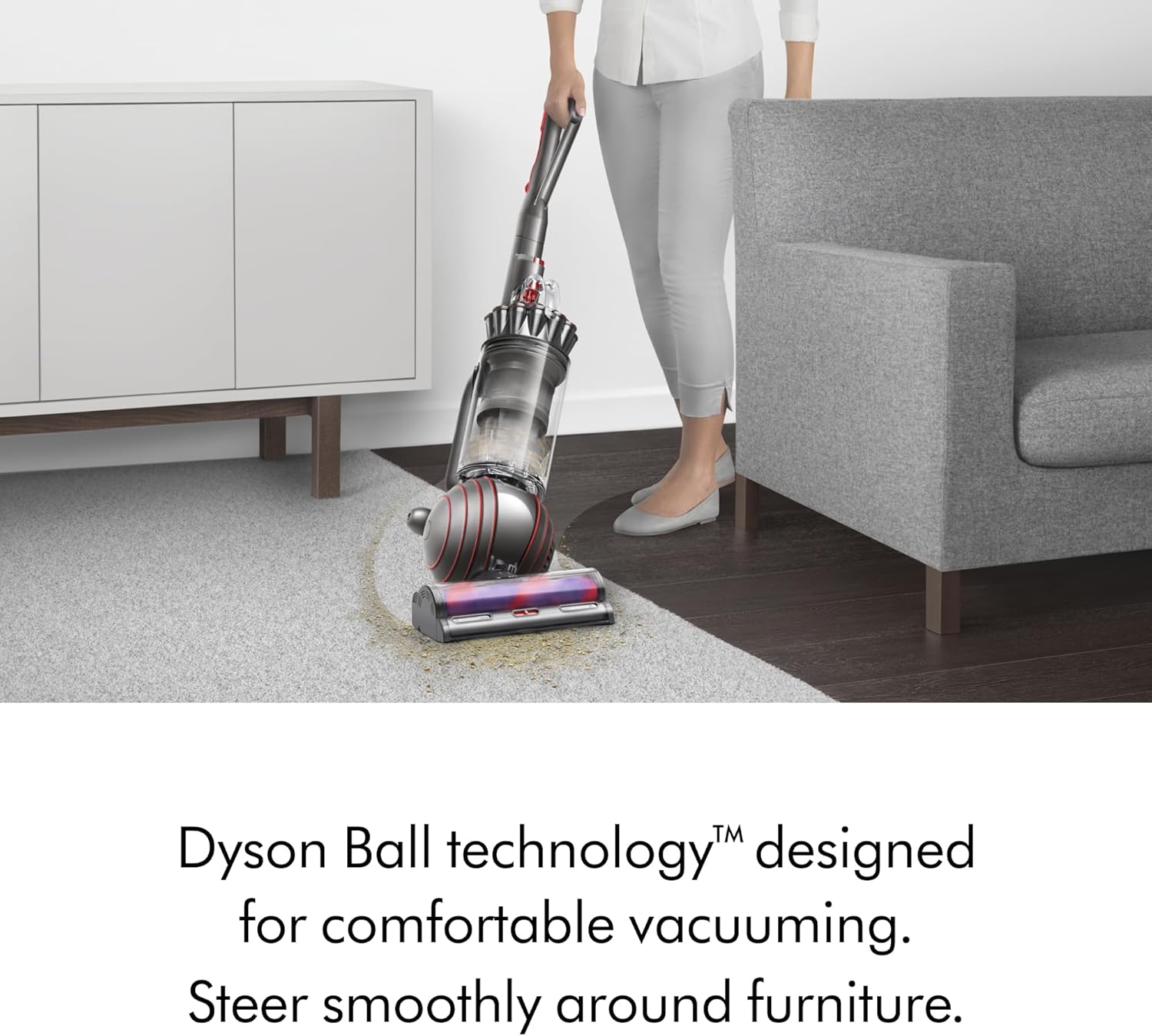 Dyson Ball Animal 3 Upright Vacuum Cleaner - Advanced Pet Hair Removal & Whole-Home Cleaning