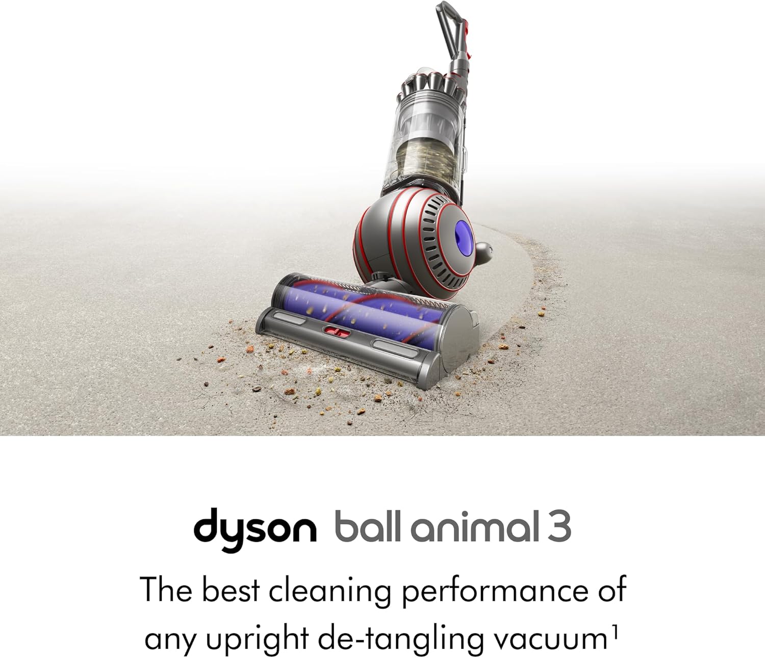 Dyson Ball Animal 3 Upright Vacuum Cleaner - Advanced Pet Hair Removal & Whole-Home Cleaning