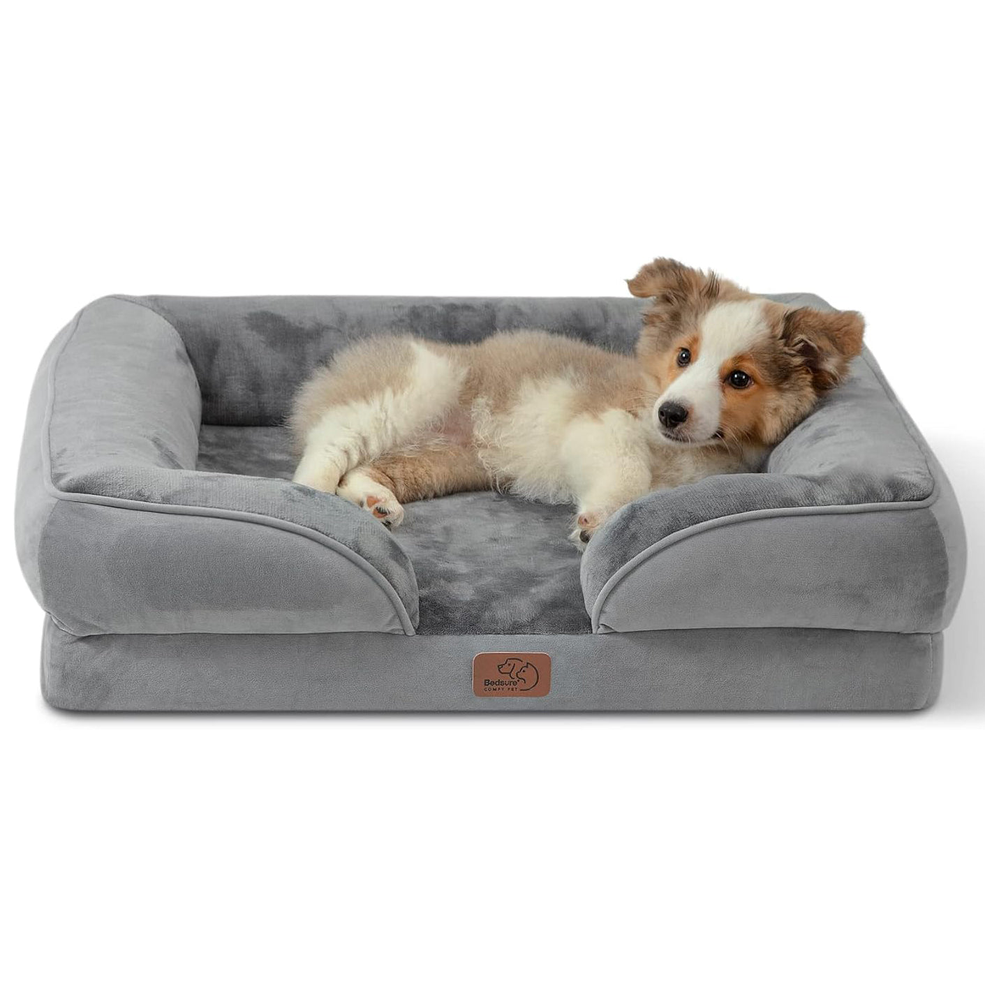 Bedsure Orthopedic Dog Bed for Medium Dogs – Waterproof and Supportive Foam Pet Sofa