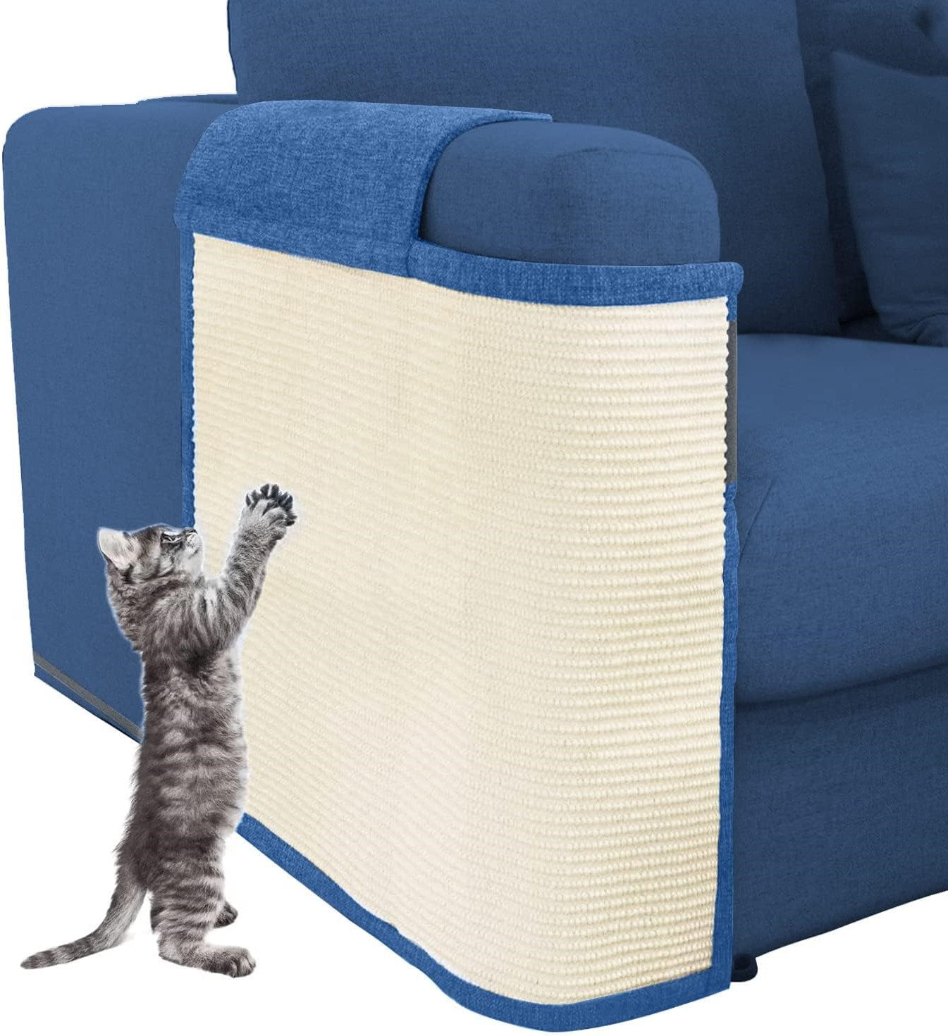 Cat Furniture Protector with Natural Sisal for Sofas and Chairs